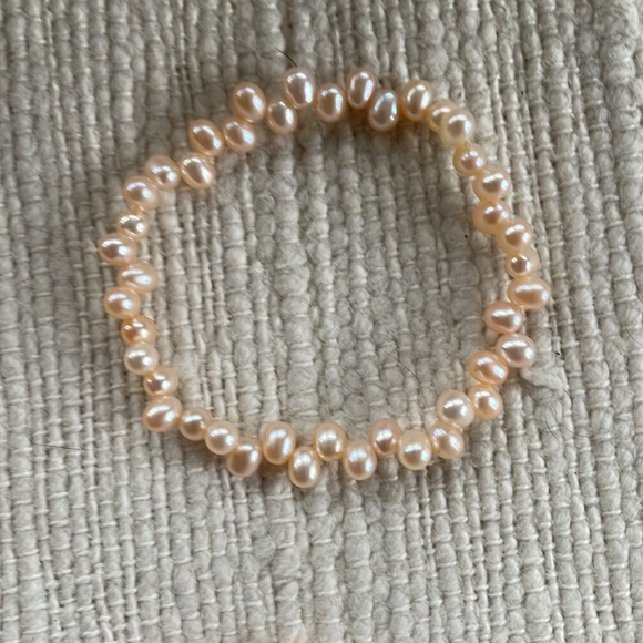 Pink pearl and smoky crystal necklace, bracelets and earrings. - Picture 11 of 11